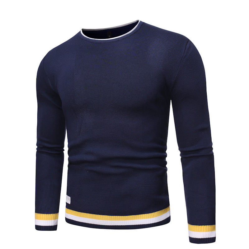 Men's Casual Round Neck Pullover Sweater | Streetwear