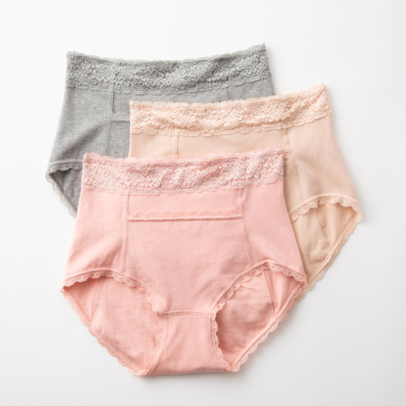 High-Waist Cotton Period Panties for Leak Protection