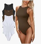 2023 Summer Amazon Bodysuit with Sleeveless Design