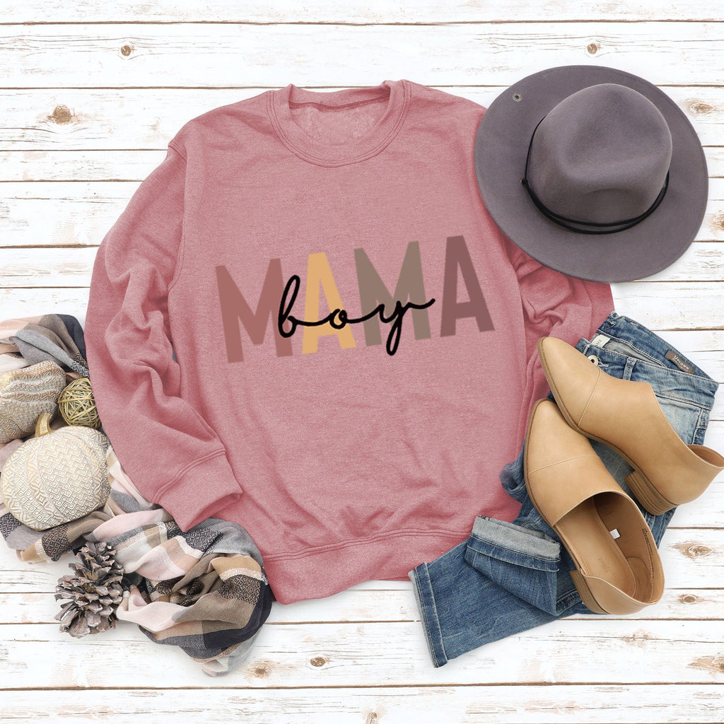 Women's Loose Fit Printed Cotton Sweatshirt | Streetwear