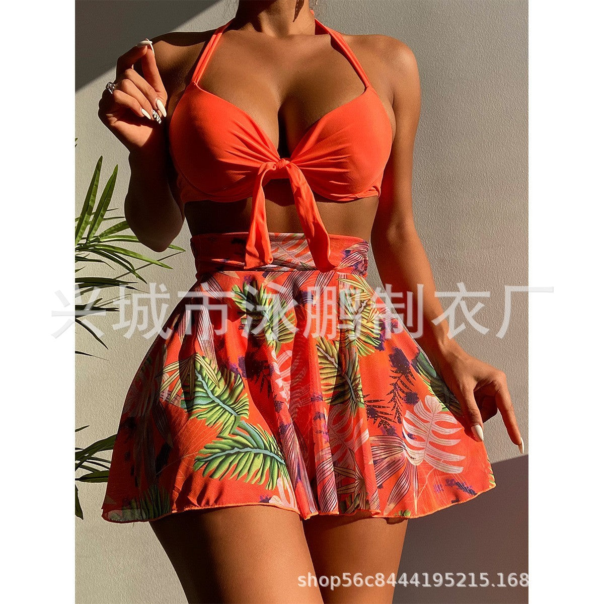 2023 European and American 3-Piece Bikini Set