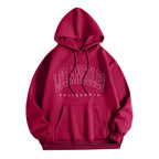 Men's and Women's Long Sleeve Hoodie with Graphic Print | Streetwear