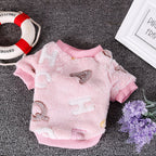 Chihuahua Puppy Fleece Pajamas for Small Dogs