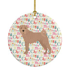 Shar Pei #2 Merry Christmas Ceramic Ornament