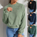 Double-sided Velvet Fleece Sweatshirt | Streetwear