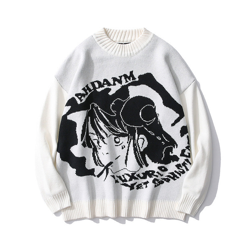 Autumn Street Style Oversized Sweater for Men & Women