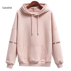 Women's Velvet Hoodie with Embroidered Casual Tops | Streetwear
