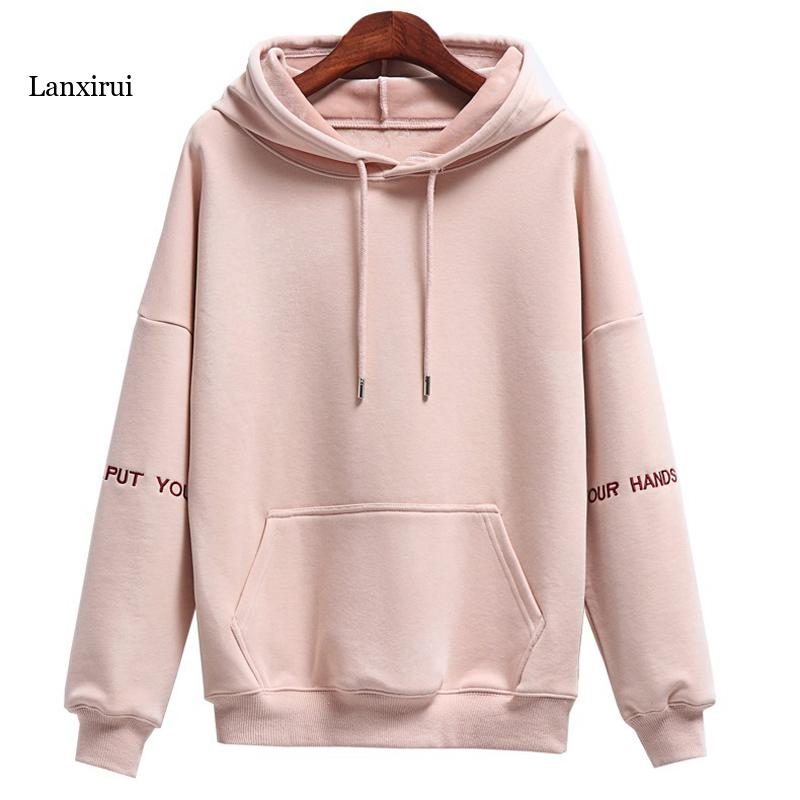 Women's Velvet Hoodie with Embroidered Casual Tops | Streetwear