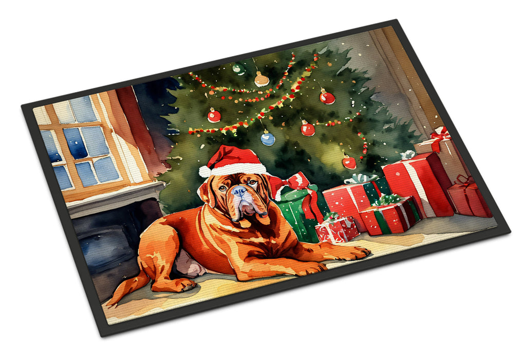 Dogue de Bordeaux Cozy Christmas Doormat