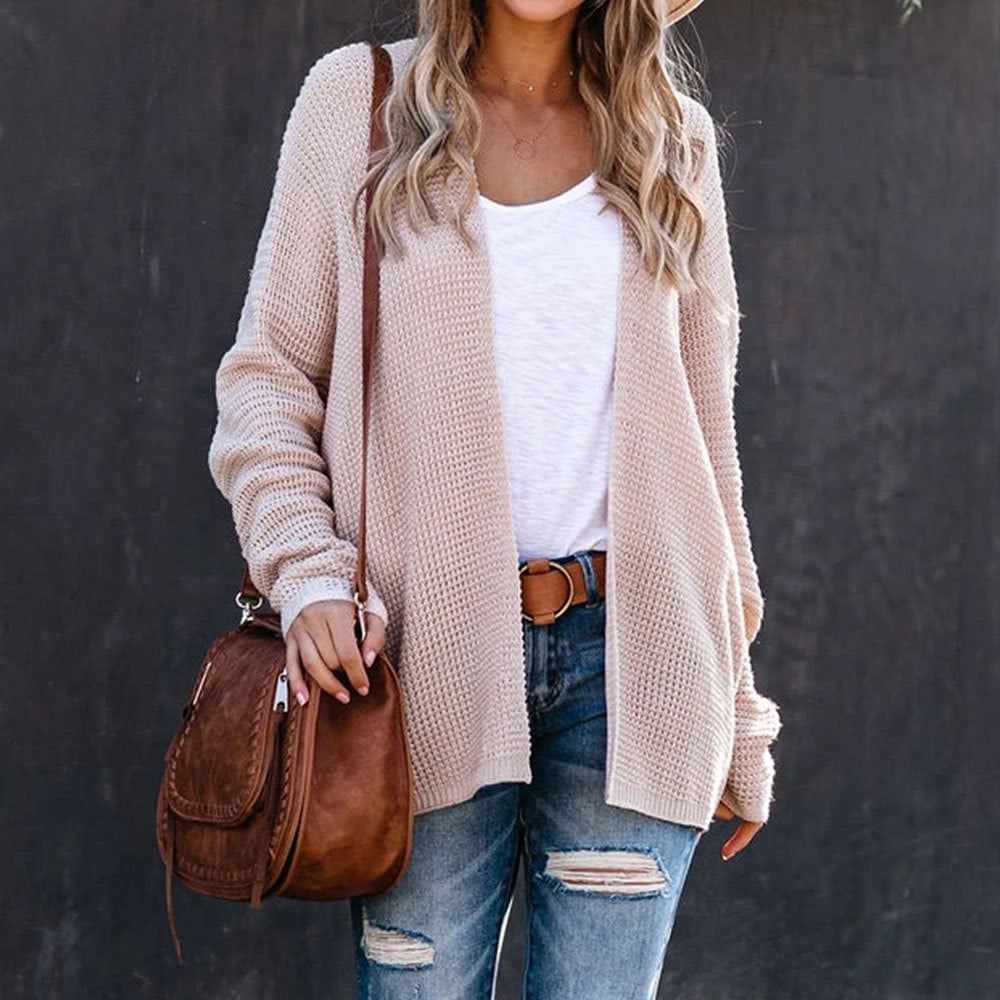 Loose Large Size Knitted Cardigan for Women Fashion