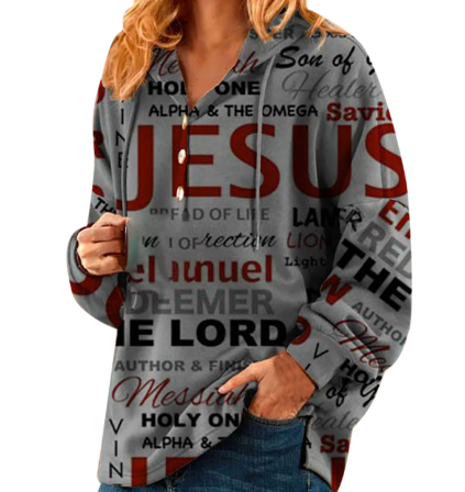 Casual Hooded Christmas Sweater for Ladies