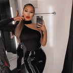 Trendy Women's Sexy One-Shoulder Bodysuit 2019