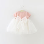 New Summer Girls' Short Sleeve Princess Dress