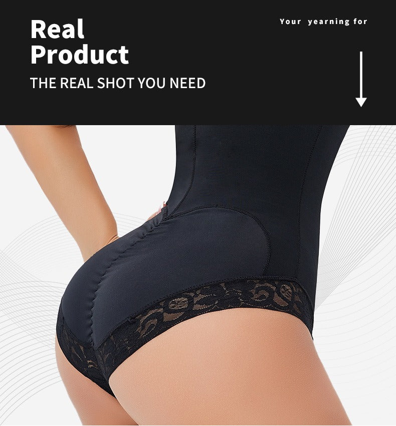 Plus Size Waist & Belly Slimming Bodysuit