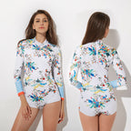 Onyihua Long Sleeve One-Piece Swimsuit