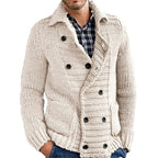 Solid Color Long Sleeve Knitted Cardigan Jacket