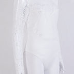 Women's Summer Off-Shoulder Lace Panel Bodysuit