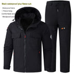 Men's Outdoor Cold Protective Shell Jacket Suit
