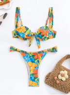 Women's Nylon Two-Piece Bikini Swimsuit