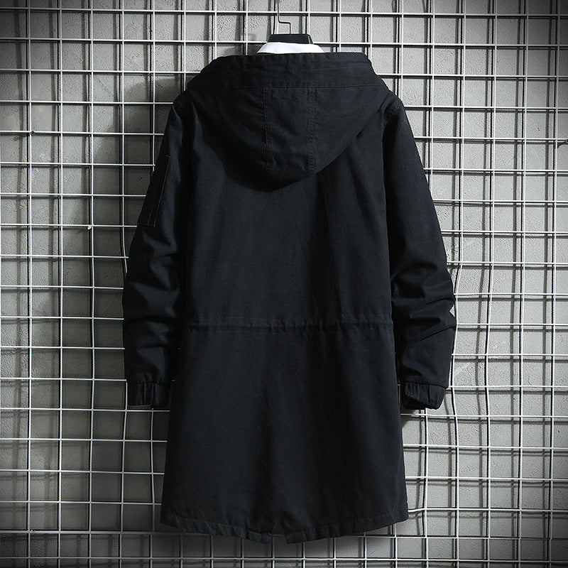 Plus Size Men's Casual Hooded Fashion Jacket