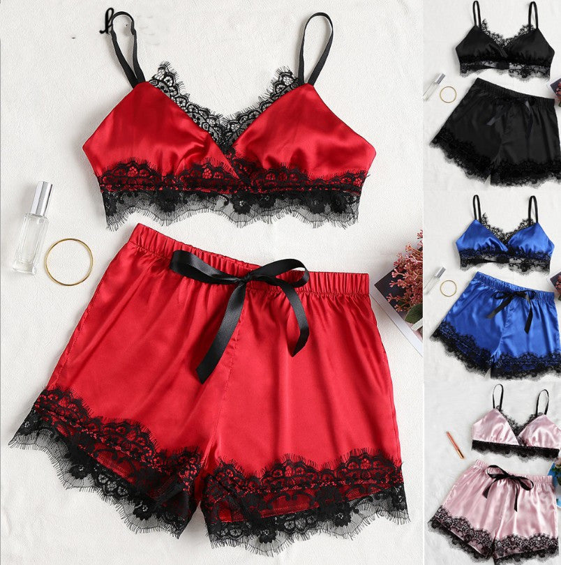 2018 Hot Selling Sexy Lace Lingerie Sleepwear Set