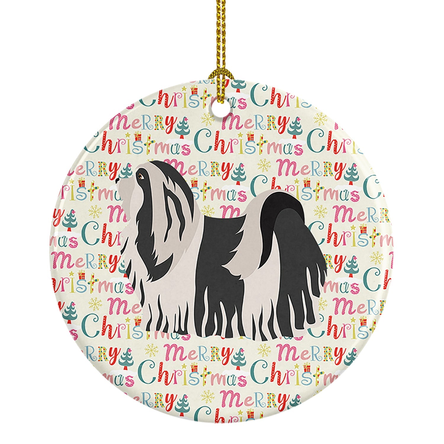 Havanese #1 Merry Christmas Ceramic Ornament