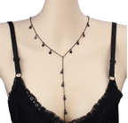 Layered Beaded Star Choker Necklace