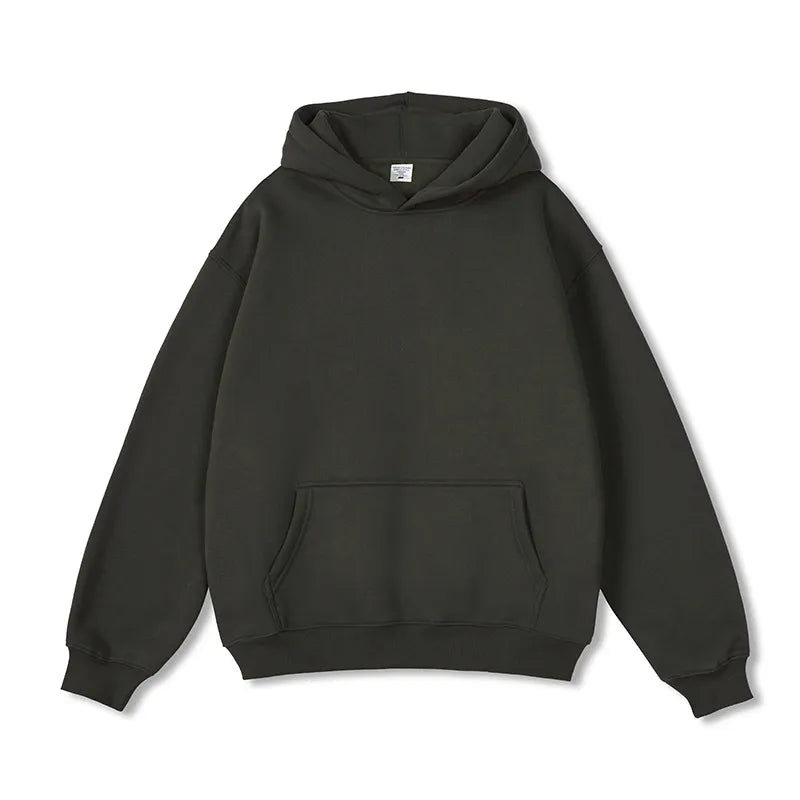Hooded Plain Sweater