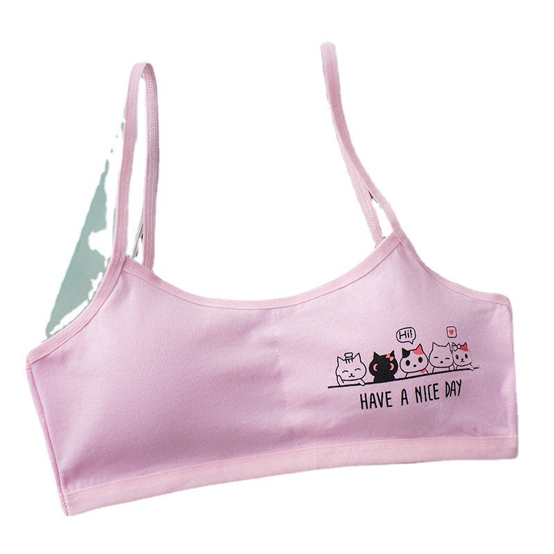Pure Cotton Camisole Training Bra for Girls