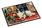 Japanese Chin Cozy Christmas Doormat