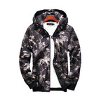 Men's Waterproof Camouflage Hoodie Windbreaker Jacket 5XL | Streetwear
