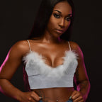 Spring 2020 V-Neck Sexy Glitter Camisole Top