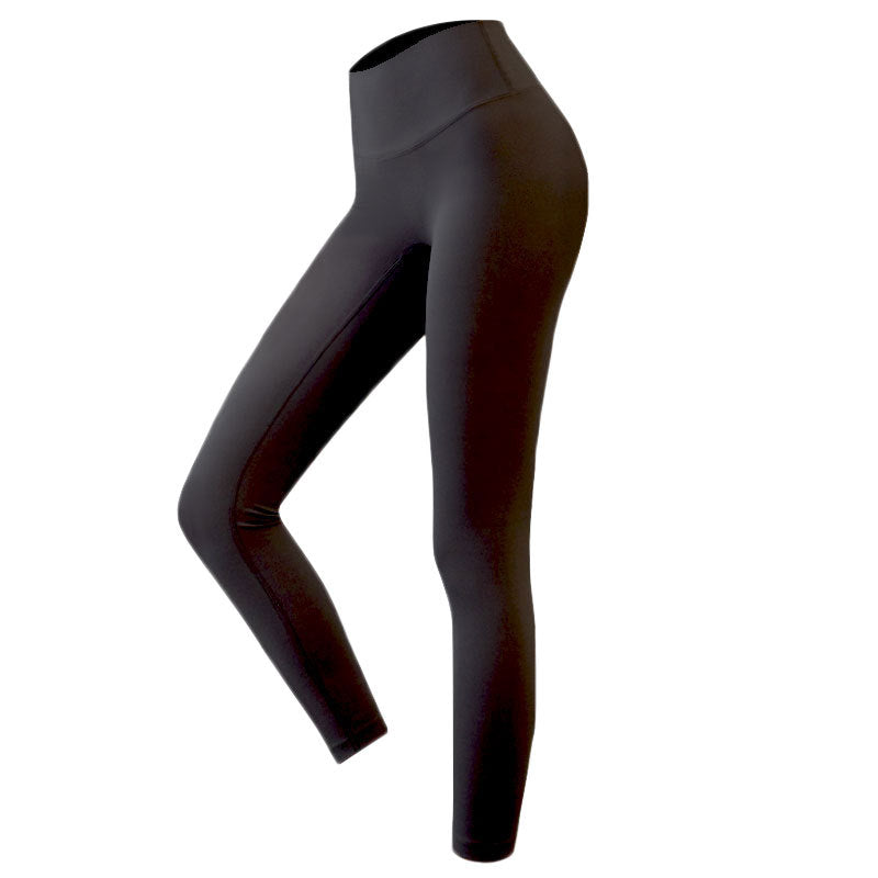 High Waist Fleece Fitness Pants - No T Line Design