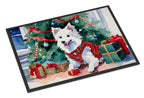 Japanese Spitz Cozy Christmas Doormat