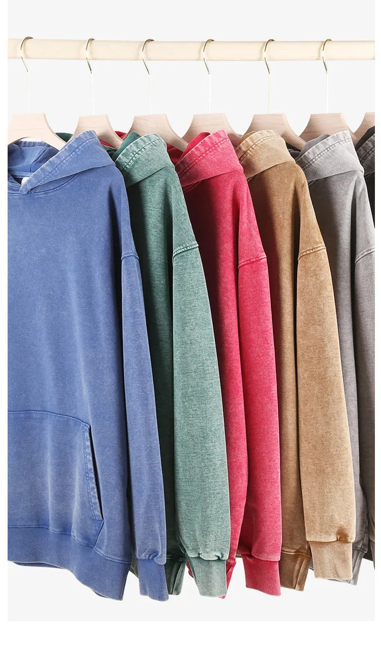 Vintage Wash Oversized Hoodie | Streetwear