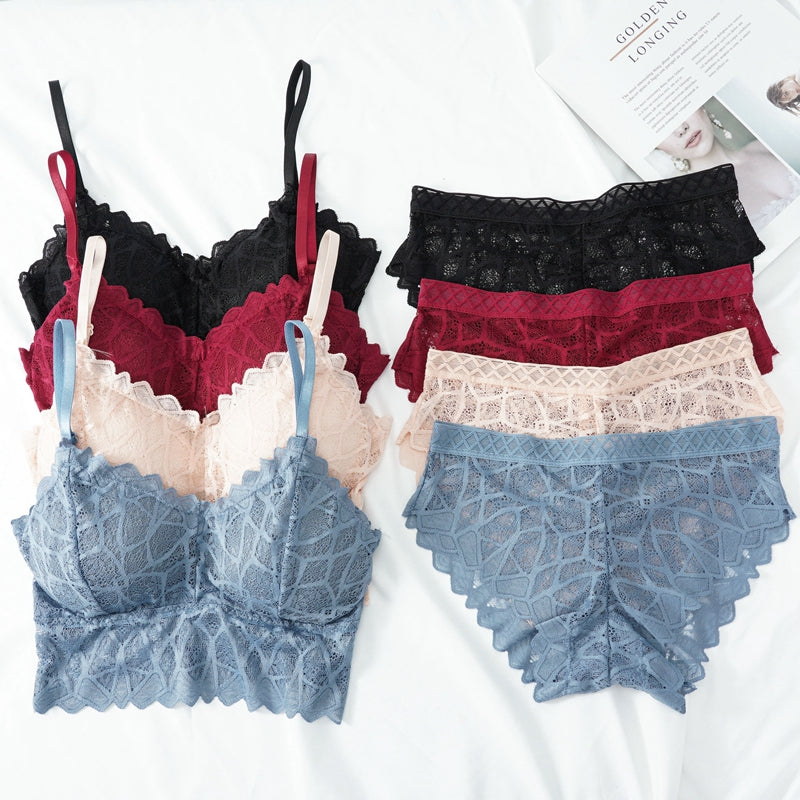 Comfortable Cotton Lace Tube Top Back Underwear