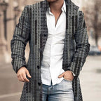 Men's Woolen Stand Collar Casual Coat for Autumn/Winter