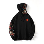 Original Terry Kirin Dragon Embroidered Hoodie | Streetwear