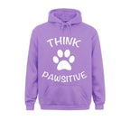 Cute Dog Paw Print Hoodie - Positive Gift for Women
