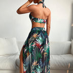 2023 New European Sexy Three-Piece Bikini Set