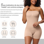 Custom Women's Shapewear Bodysuit with Detachable Straps