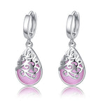 Moonlight Cat Eye Earrings in Gift Box