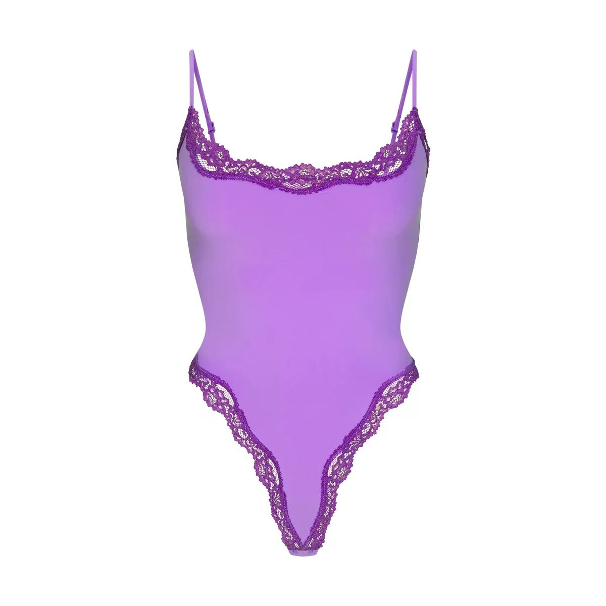 Strappy Lace One-Piece Open Crotch Bodysuit – Comfortable Lingerie