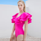 2020 New Slimming Ruffled Women's Swimsuit Bikini
