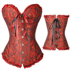 Amazon Wholesale Corset with G-string Panty Set