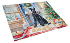 Kerry Blue Terrier Christmas Cookies Glass Cutting Board