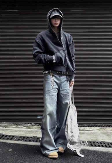 Men’s Vintage Zipper Casual Jacket