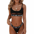 New Women's Lace Letter Lingerie Set (Wholesale)