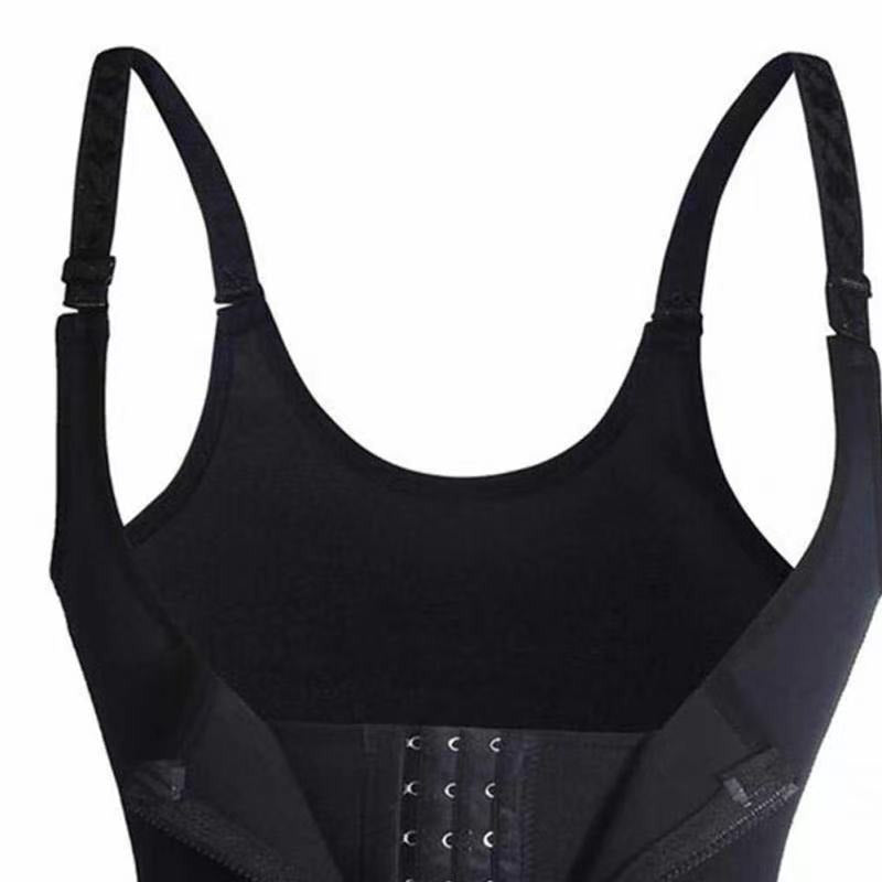 Women's Zipper Bodybuilding Belly Corset