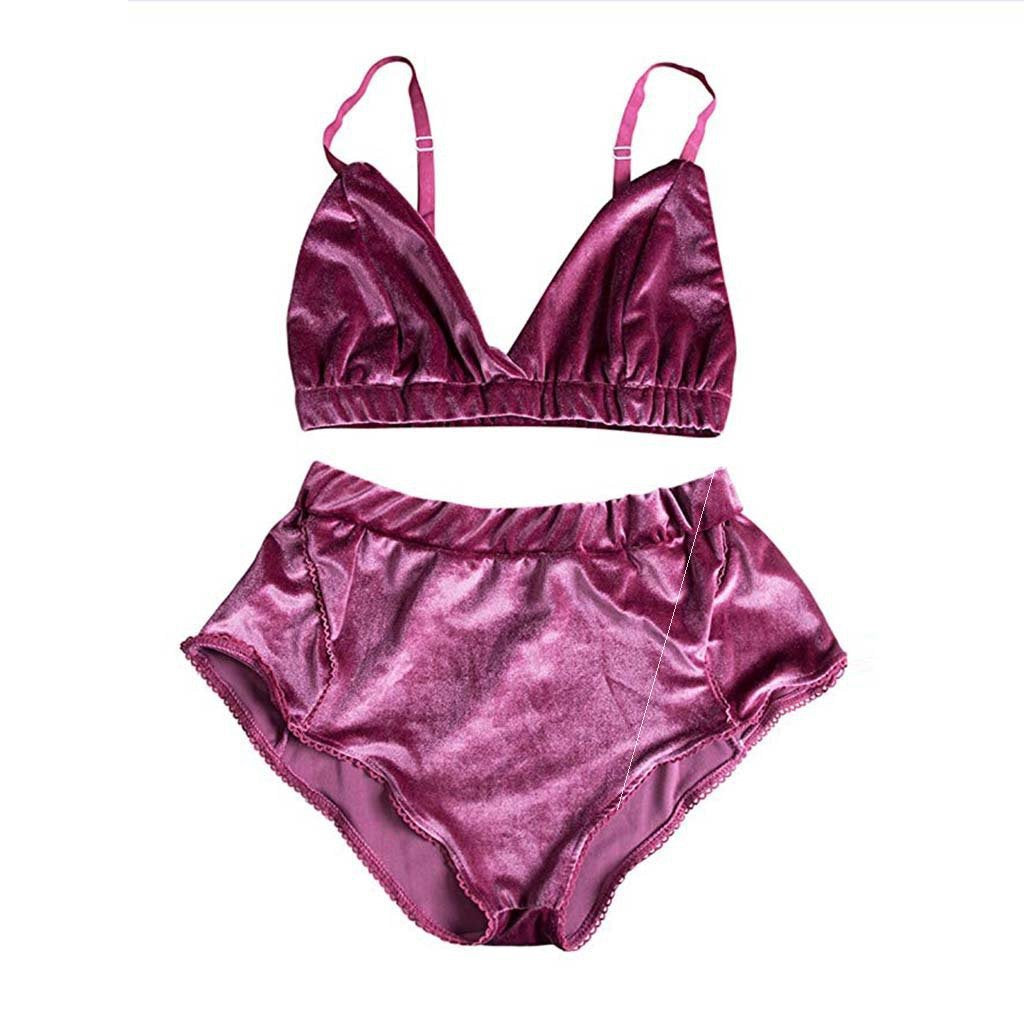 Women's Satin Cami and Lace-Trim Shorts Lingerie Set